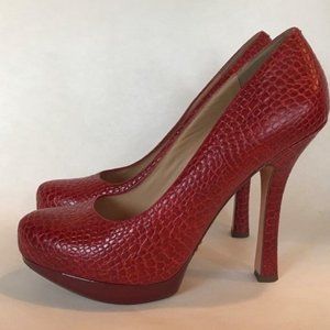 JOAN & DAVID RED STILETTOS